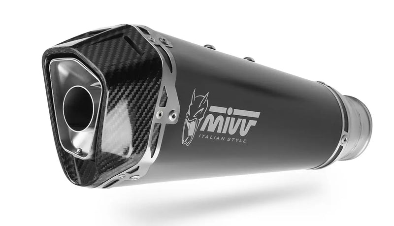 mivv exhaust full system delta race low mount aprilia rs 660 tuono 660 2020