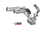 mivv exhaust full system evo ducati panigale v2 2020 2024 titanium