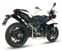 mivv exhaust ghibli slip on high mount triumph speed triple 2011 2015