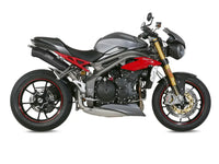 mivv exhaust ghibli slip on high mount triumph speed triple 2016 2017