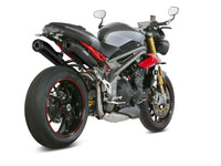mivv exhaust ghibli slip on high mount triumph speed triple 2016 2017