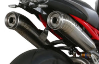 mivv exhaust ghibli slip on high mount triumph speed triple 2016 2017
