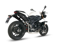 mivv exhaust ghibli slip on low mount triumph speed triple 2011 2015