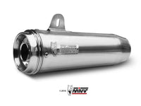 mivv exhaust ghibli slip on moto guzzi v7 classic special 2008 2016