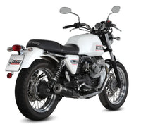 mivv exhaust ghibli slip on moto guzzi v7 classic special 2008 2016