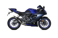 mivv exhaust gp pro full system high mount yamaha yzf r7 2022 carbon fiber