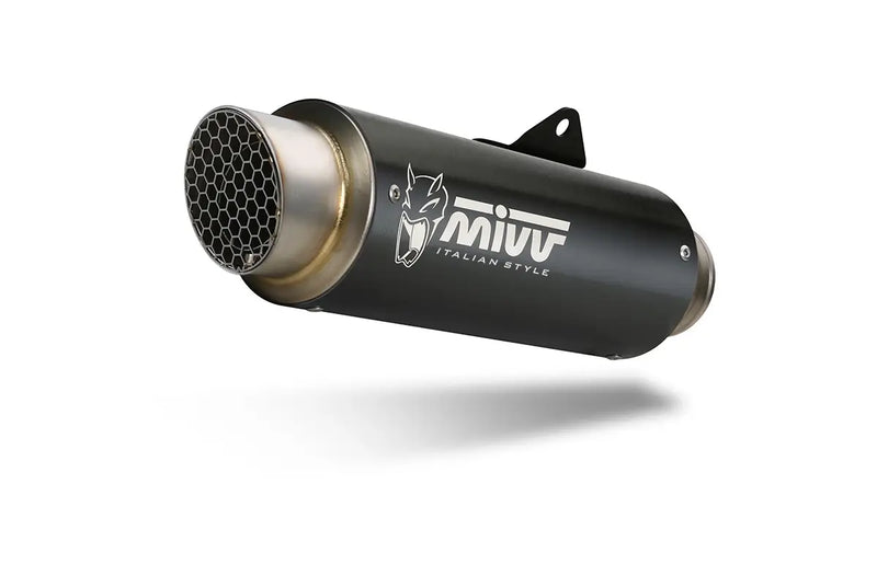 mivv exhaust gp pro full system yamaha mt 125 yzf r125 2019 black