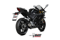 mivv exhaust gp pro full system yamaha mt 125 yzf r125 2019 black