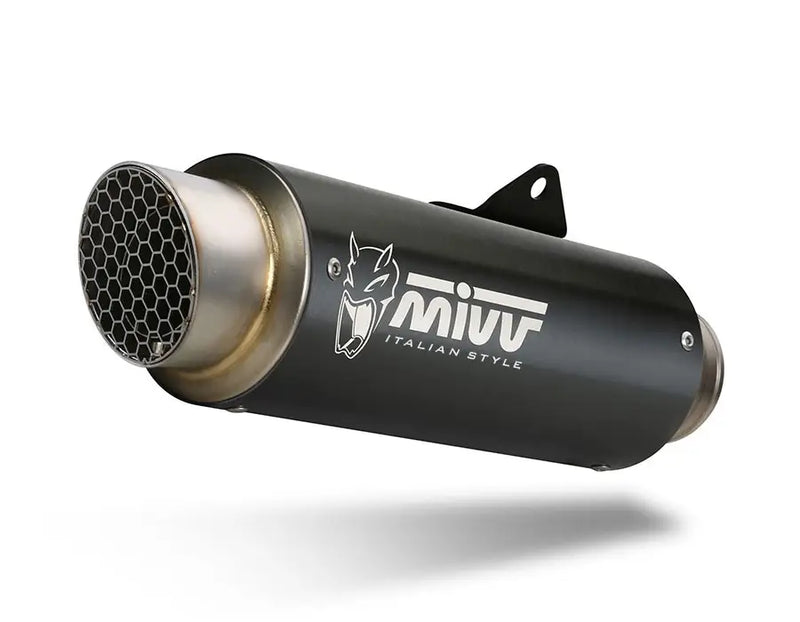 mivv exhaust gp pro slip on ktm 125 390 duke 2021 black