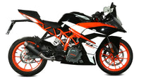 mivv exhaust gp pro slip on ktm 125 390 duke rc125 rc390 2017