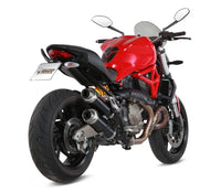 mivv exhaust gp slip on ducati monster 821 1200 2014 2017