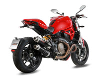 mivv exhaust gp slip on ducati monster 821 1200 2014 2017