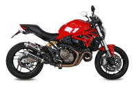 mivv exhaust gp slip on ducati monster 821 1200 2014 2017