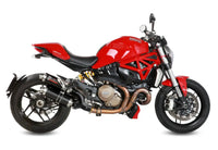 mivv exhaust gp slip on ducati monster 821 1200 2014 2017