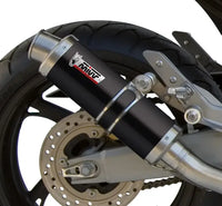 mivv exhaust gp slip on honda cbr600f 2011 2013 hornet 600 2007 2013