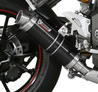 mivv exhaust gp slip on low mount triumph speed triple 2016 2017