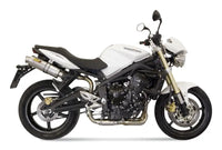 mivv exhaust gp slip on triumph street triple 2007 2012