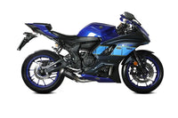 mivv exhaust mk3 full system high mount yamaha yzf r7 2022 carbon fiber