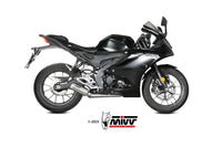 mivv exhaust mk3 full system yamaha mt 125 yzf r125 2019