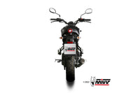 mivv exhaust mk3 full system yamaha xsr 125 2022 2024 black