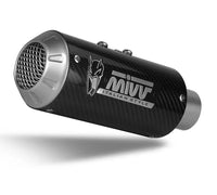 mivv exhaust mk3 slip on ducati hypermotard 950 sp rve 2021 carbon fiber