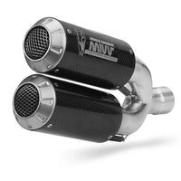 mivv exhaust mk3 slip on triumph speed triple 1200 rr rs 2021 carbon fiber