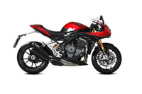 mivv exhaust mk3 slip on triumph speed triple 1200 rr rs 2021 carbon fiber