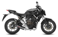 mivv exhaust oval full system yamaha fz 07 mt 07 2014