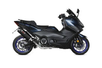 mivv exhaust oval full system yamaha t max 560 2022 black