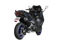 mivv exhaust oval full system yamaha t max 560 2022 black
