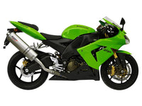 mivv exhaust oval slip on high mount kawasaki zx 10r 2004 2005