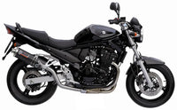 mivv exhaust oval slip on high mount suzuki gsf650 bandit 2005 2006