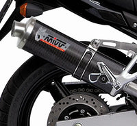mivv exhaust oval slip on high mount suzuki gsf650 bandit 2005 2006