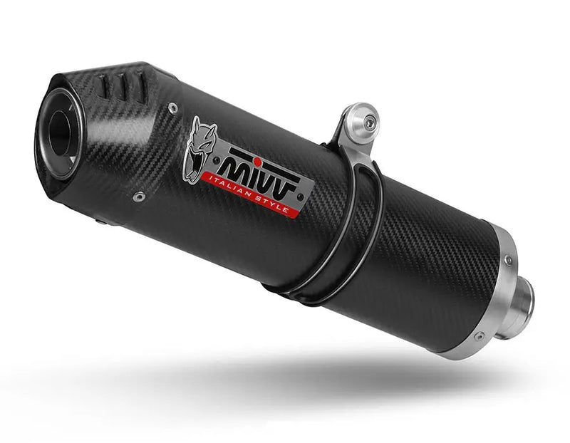 mivv exhaust oval slip on honda cb750 hornet 2023 carbon fiber