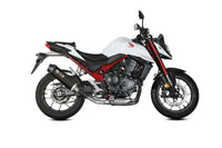 mivv exhaust oval slip on honda cb750 hornet 2023 carbon fiber