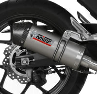 mivv exhaust oval slip on honda nc750s nc750x 2016