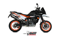 mivv exhaust oval slip on ktm 790 adventure