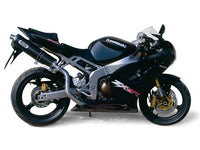 mivv exhaust oval slip on low mount kawasaki zx 6 r 636 2003 2004