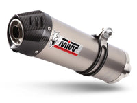 mivv exhaust oval slip on low mount suzuki gsf650 bandit 2005 2006