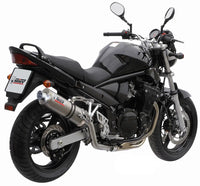 mivv exhaust oval slip on low mount suzuki gsf650 bandit 2005 2006