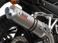 mivv exhaust oval slip on low mount suzuki gsf650 bandit 2005 2006