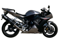 mivv exhaust oval slip on low mount yamaha yzf r1 2002 2003