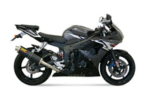 mivv exhaust oval slip on low mount yamaha yzf r6 2003 2005