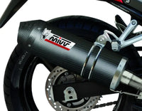 mivv exhaust oval slip on suzuki gsf650 bandit gsx650f 2007 2015