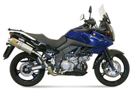 mivv exhaust oval slip on suzuki v strom dl1000 2002 2013