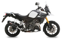 mivv exhaust oval slip on suzuki v strom dl1000 2014
