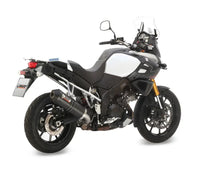 mivv exhaust oval slip on suzuki v strom dl1000 2014