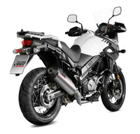 mivv exhaust oval slip on suzuki v strom dl650 2017