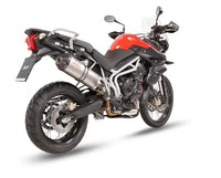 mivv exhaust oval slip on triumph tiger 800 2011