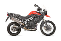 mivv exhaust oval slip on triumph tiger 800 2011